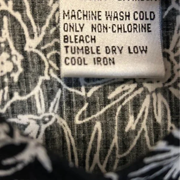 Talbots Petite Stretch Cotton Floral Top - Picture 5 of 5